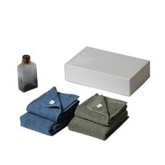 ideaco & WASH BOTTLE & towel pair gift indigomoss green) (이데아코) 선물 마우스 워시 병
