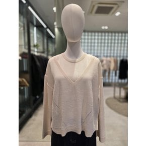 [부산점] [쥬크] 어깨 트임 레이어드 루즈핏 니트 (V262KSK947)
