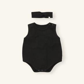 바인 바디수트 세트 블랙(6m~18m)