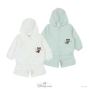 [디즈니베이비 여름]디즈니미키후드집업상하(IVORY,MINT)_79R323006