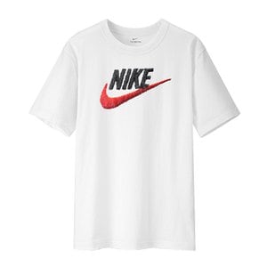 나이키 NSW 브랜드마크 남성 여성 반팔 티셔츠 화이트 AR4993-100
