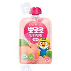 [Top100] 뽀로로 워터젤리 복숭아 120ml 10개 짜먹는 과일주스