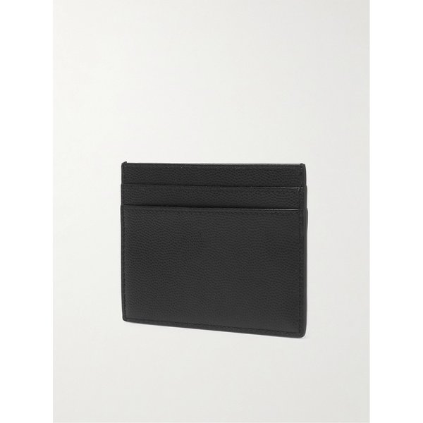 로고 프린트 페블 그레인 가죽 카드지갑 19971654707027763