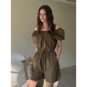 트위 드벤 밴딩 투웨이 점프슈트