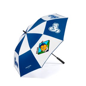 카카오프렌즈 골프 고그린 체커 우산 - 라이언