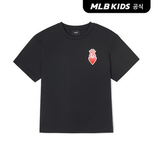 MLB키즈 (공식)24SS 하트 로고 티셔츠 7ATSH0243-50BK