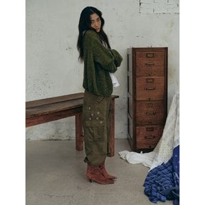 The KYOTO Cargo Pants Khaki_F243PT01