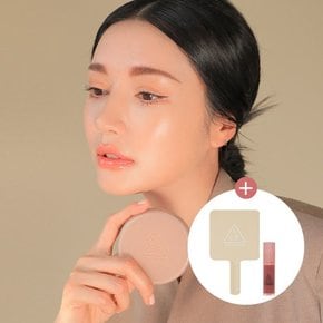 글로우 쿠션(본품+리필)+심플핸드미러 Beige+블러워터 미니틴트