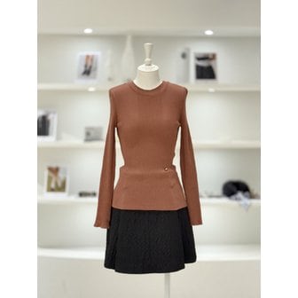 듀엘 [여주점] 여성 베이직 골지 니트 풀오버 (D251KSK011)