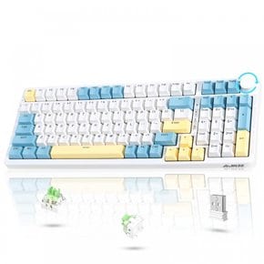 AK992 Type-C - PBT 99 RGB 4000mAh GASKET Windows VistaMAC AndroidiPhoneiPad [해염