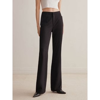 와이와이아이엠 YY_Black bootcut suit pants