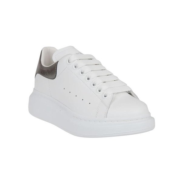 [해외배송] 24FW 알렉산더 맥퀸 오버솔 스니커즈 553770 WHFBU 9042 WHITE BLK