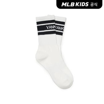 MLB키즈 (공식)24N 베이직 데일리 일대일 양말 NY (White)