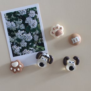 댕댕이 5p, 6p set 냉장고자석 마그넷 작지만 강력한 귀여운 메모홀더 현관문 자석