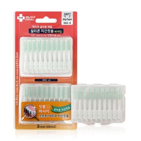 BLISS ORAL 소프트 치간 칫솔 40개입 치실 치석제거