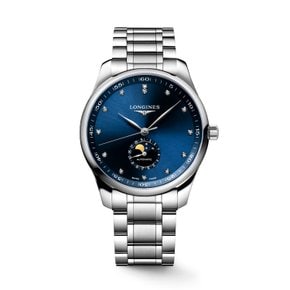 마스터 컬렉션 싱글 문페이즈 블루 다이얼 다이아 42MM L2.919.4.97.6