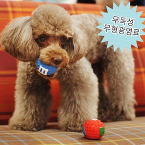 강아지스트레스해소 분리불안장난감 노즈워크 강아지장난감 플레이볼 라텍스토이 S