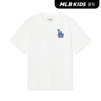 MLB키즈 (공식)24SS 클래식 모노그램 그라데이션 빅럭스 티셔츠 7ATSM0243-07WH