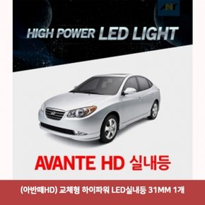 교체형 하이파워 아반떼HD LED실내등 31MM 1개 X ( 2세트 )