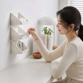 책상 서랍 보관함 미니 수납 정리함 부착식 소품 정리대 보관통