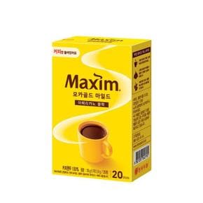 동서 맥심 솔루블 모카골드 마일드 20T 일회용 블랙커피 (S14540134)
