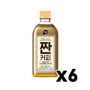 아임이 짠커피 솔티드카라멜 커피페트음료 500ml x 6개