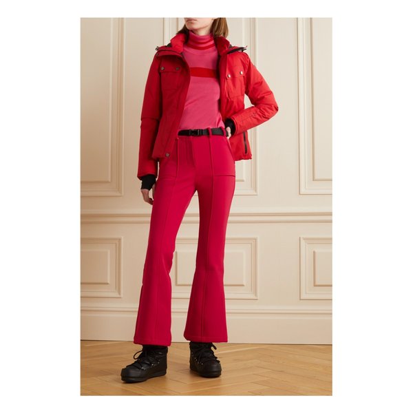 에린스노우 졸라 벨트 부츠컷 스키 팬츠 레드 43769801098546884