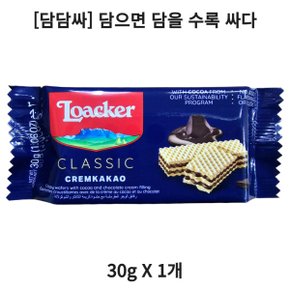 담담싸 로아커 웨하스 크림카카오 30g 1개