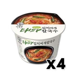 미정당 대파김치찌개칼국수 즉석용기컵 315g x 4개