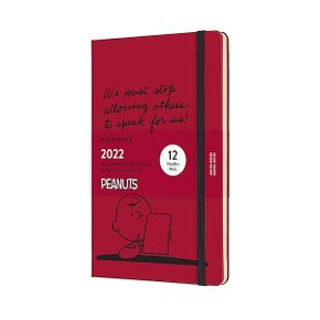 일본 불렛저널 몰스킨 다이어리 MoleSkine DPE12WN3Y22 Planner Peanuts 2022년 1월 시작 12개월