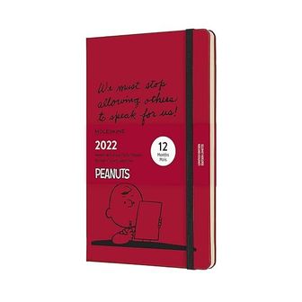  일본 불렛저널 몰스킨 다이어리 MoleSkine DPE12WN3Y22 Planner Peanuts 2022년 1월 시작 12개월