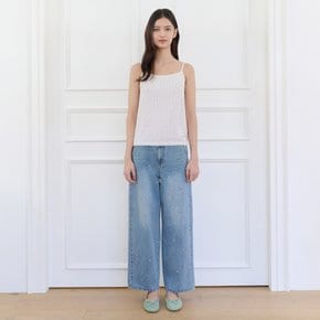 셔링 레이스 슬리브리스 탑 T264MSL231W
