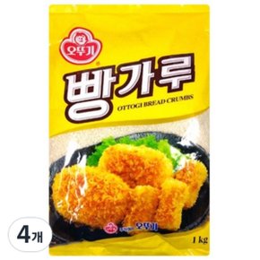 [오뚜기] 빵가루, 1kg, 4개