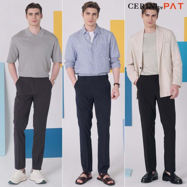 남성 냉감 릴렉스 팬츠 3종 세트 25m