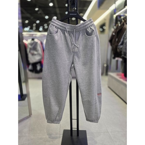 [시흥점] 사이드 베어자수 무지 세미와이드 조거팬츠(남여공용)/JHZZ80419GY