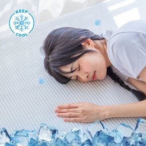 에어쿨 Q 쿨매트 냉감 침대패드 고정밴드 여름 침대패드 매트리스패드 SS Q K