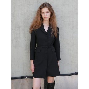 [Drama Signature] Belted Blazer Dress