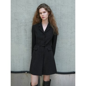 FRONTROW [Drama Signature] Belted Blazer Dress