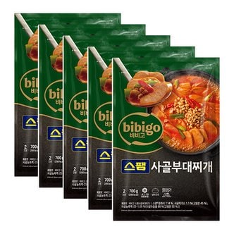 신세계라이브쇼핑 [CJ]비비고 스팸사골부대찌개 700g X 5개