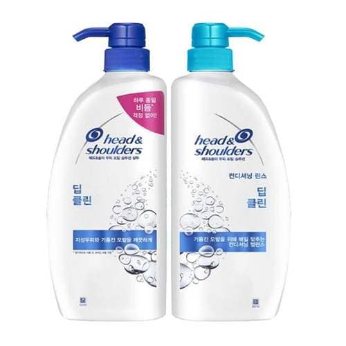 헤드앤숄더 비듬 딥클린 샴푸 린스 선택