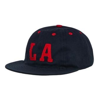  Ebbets 필드 플란넬 LA PCL 1941 빈티지 8 패널 볼캡 모자 네이비 LAA41C8 COTTON 8893969