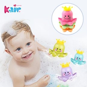 문어 아기목욕 장난감 3P/목욕놀이장난감/모래놀이세트/물놀이장난감/아기목욕용품