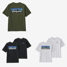 [파타고니아코리아](38504P7GN)24F/W 멘즈 P-6 로고 리스판서빌리-티P-6 Logo Responsibili-Tee®