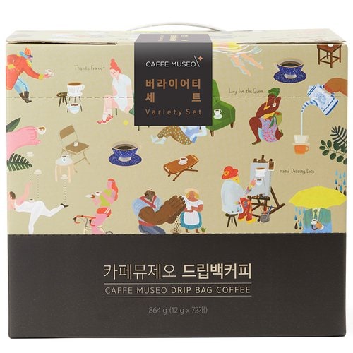 카페뮤제오 드립백 9종 버라이어티 세트 72개입 (정상가 93,600원)