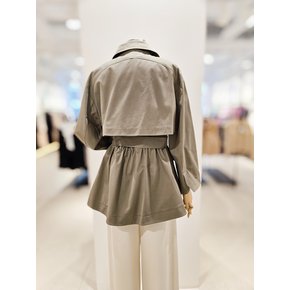 [파주점] 스탠드업 칼라넥 하프 트렌치 코트 CP4A0TC011