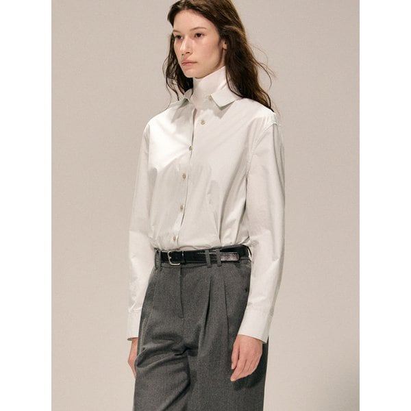 베이직 코튼 셔츠 (light mint)