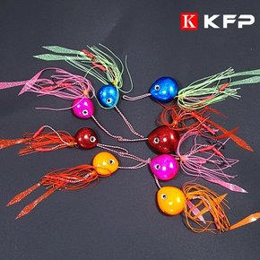 KFP 유동식 타이라바/참돔 스커트 채비 싱커 낚시 선상낚시
