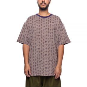 NEEDLES 니들스 SS Crew Neck Tee GREYPURPLE (OT243) (크루넥 반팔 티셔츠) 1351848