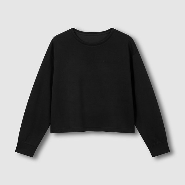 여 소프트 스웨트 긴팔 라운지 티셔츠 J206901003099