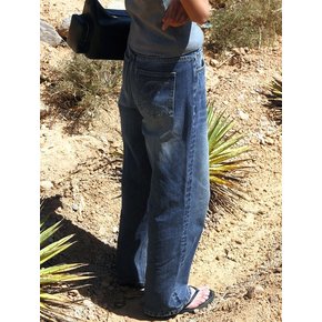STRAIGHT DENIM PANTS (INDIGO BLUE)